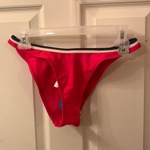 NWT Red, White & Blue M Bikini Bottom High Leg